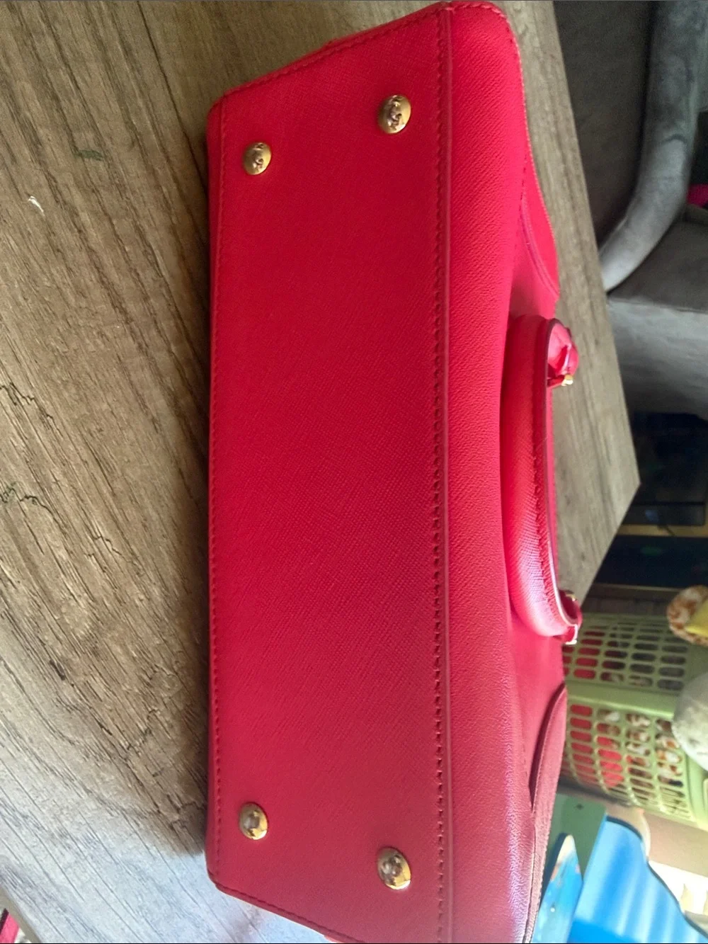 MCM vibrant red
